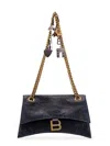 Balenciaga Crush S Shoulder Bag In Black