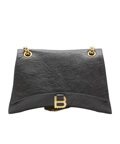BALENCIAGA BALENCIAGA MEDIUM CRUSH SHOULDER BAG