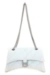 Balenciaga Crush Shoulder Bag In Denim