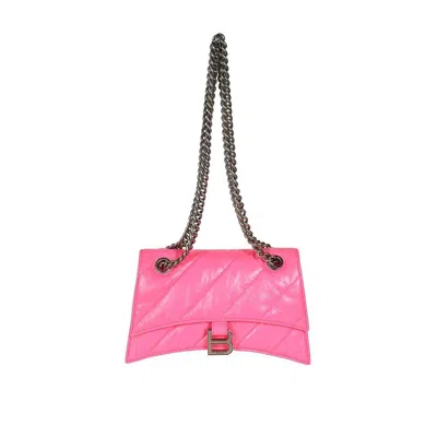 Balenciaga Crush Small Chain Bag In Black