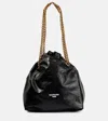 BALENCIAGA CRUSH SMALL LEATHER TOTE BAG