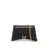 Balenciaga Crush Small Shoulder Bag In Black