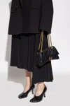 Balenciaga ‘crush Small' Shoulder Bag In Black