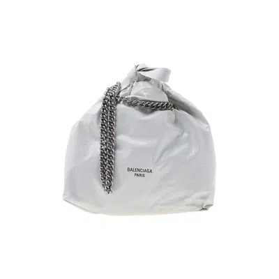 Pre-owned Balenciaga Crush Small Tote Bag 'optic White' | Women's Size Onesize