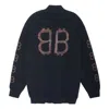 Balenciaga Crypto Sweater Medium Fit 'black'