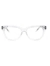 Balenciaga Crystal-crystal-transparent Recycled Acetate Glasses In Brown