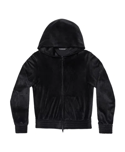 BALENCIAGA BALENCIAGA BB PARIS JERSEY HOODIE