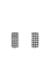 Balenciaga Crystal Ear Cuffs In Gray