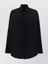 Balenciaga Suspended Shirt Dress In Black