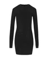Balenciaga Mini Dress In Black