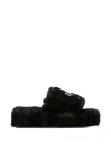 Balenciaga Crystal-embellished Platform Slippers In Brown