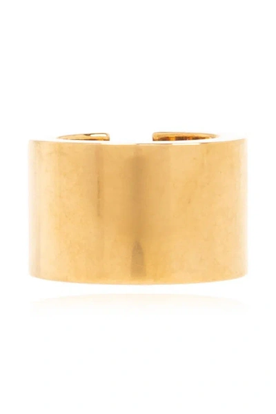 Balenciaga Cuff Ring In Gold