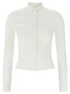 Balenciaga Curling Shirt Shirt And Blouse White In White