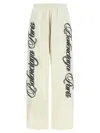 Balenciaga Multicolor Cursive Reversible Pants In White