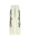 Balenciaga Multicolor Cursive Reversible Pants In Neutral