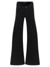 Balenciaga Straight Fit Stretch Wool Twill Tailored Pants In Black