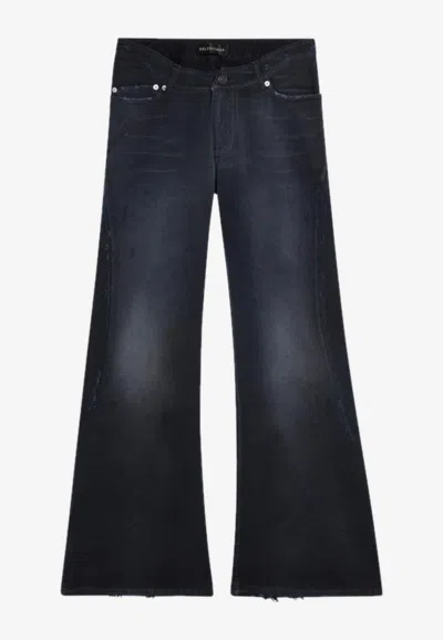 BALENCIAGA CURVED WAIST JEANS