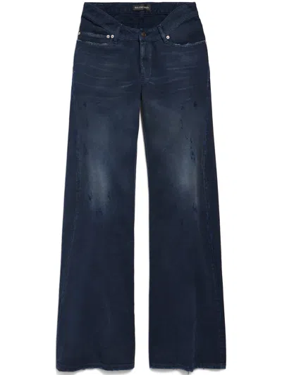 BALENCIAGA CURVED WAIST PANTS