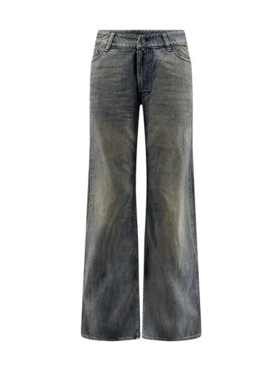 BALENCIAGA CURVED-WAISTED JEANS