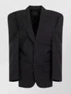 Balenciaga Away Boxy Blazer In Wool