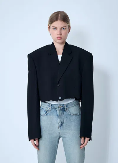 BALENCIAGA CUT-OFF BLAZER