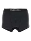 Balenciaga Black Cut Off Brief Skirt In Black