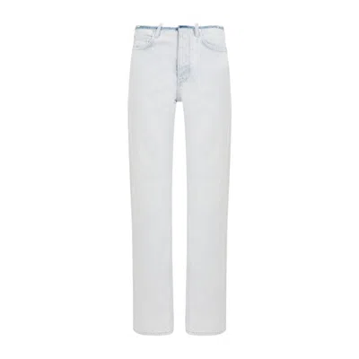 BALENCIAGA BALENCIAGA CUT OFF WAISTBAND JEANS