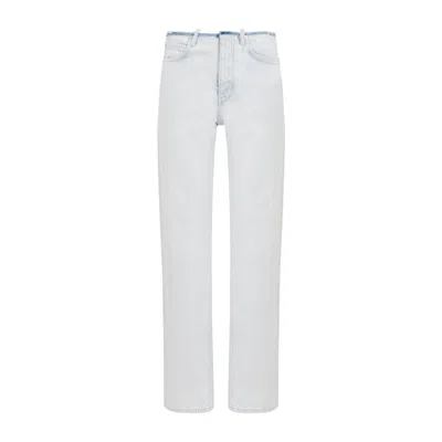 BALENCIAGA BALENCIAGA CUT OFF WAISTBAND JEANS WOMEN