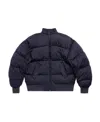 Balenciaga Harrington Cotton Puffer Jacket In Blue