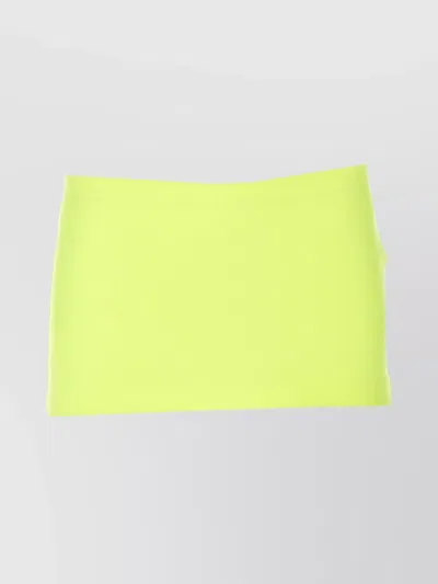 Balenciaga Form-fitting Sculpted Skirt With Seamless Design In Green