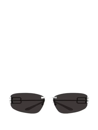 Balenciaga D-frame Sunglasses In Silver