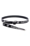 BALENCIAGA D-RING WEBBED BELT