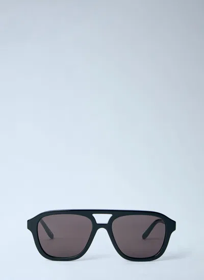 Balenciaga Daily Pilot-frame Sunglasses In Gray