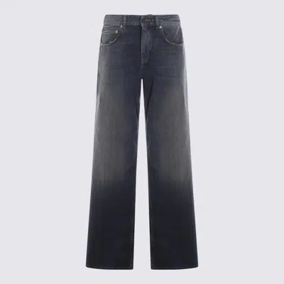 Balenciaga Dark Blue Cotton Denim Jeans