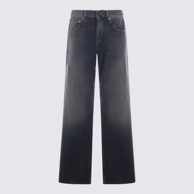 BALENCIAGA DARK BLUE COTTON DENIM JEANS