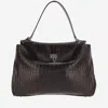 Balenciaga Dark Brown Rodeo Shoulder Bag In Brown