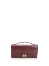 Balenciaga Dark Burgundy Bags In Brown