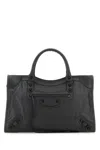 Balenciaga Womens Le City Medium Leather Top-handle Bag Espresso