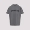Balenciaga Human Being Distressed T-shirt In Dark Grey