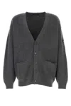 Balenciaga Dark Grey Wool Cardigan