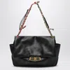 Balenciaga Women Darling Leather Shoulder Bag With Bb Logo On The Front In Black