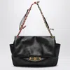Balenciaga Women Darling Leather Shoulder Bag With Bb Logo On The Front In Black