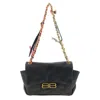 Balenciaga Women Printed Leather Mini Darling Shoulder Bag In Black