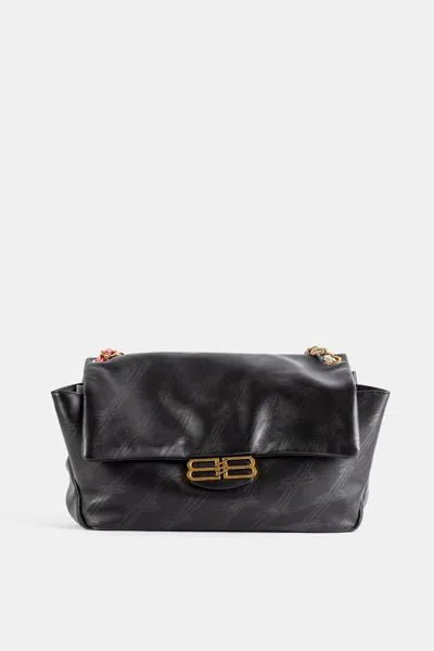 Balenciaga Darling Shoulder Bag In Black