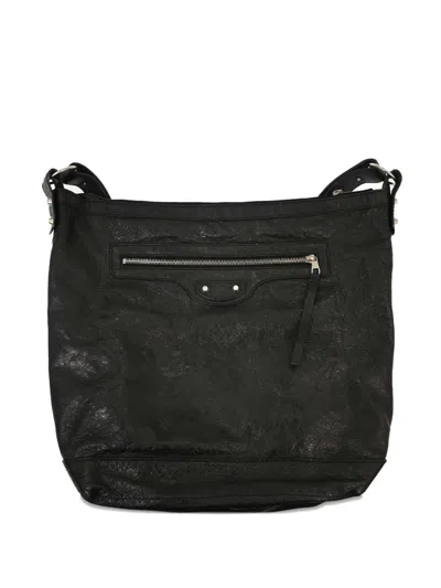 Pre-owned Balenciaga Day Leather Shoulder Bag In Black