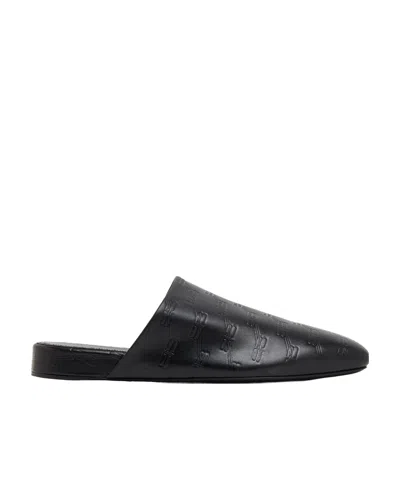 BALENCIAGA BALENCIAGA COSY BB-MONOGRAM SLIPPERS