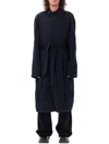 BALENCIAGA DECONSTRUCTED CARCOAT IN INK NAVY FOR MEN