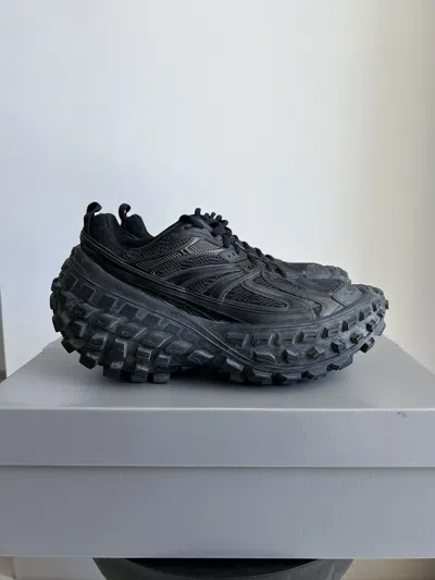 Pre-owned Balenciaga Defender / Bouncer Sneaker In Black