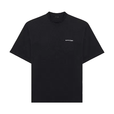 Pre-owned Balenciaga Défilé T-shirt 'black'