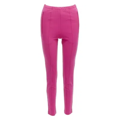Pre-owned Balenciaga Demna 2017 Pink Zip Pockets Tapered High Waist Jogger Pants Fr36 S